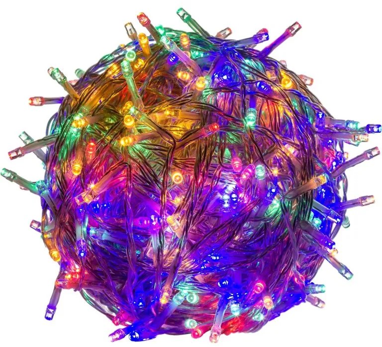Iluminat LED de Crăciun-10 m,100 LED-uri colorate,pe baterii