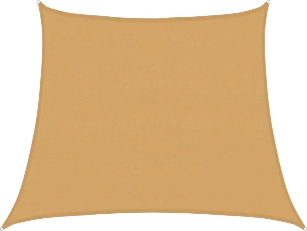 vidaXL Pânză parasolar, gri deschis, trapez, 3/4x3 m, HDPE, 160 g/m²