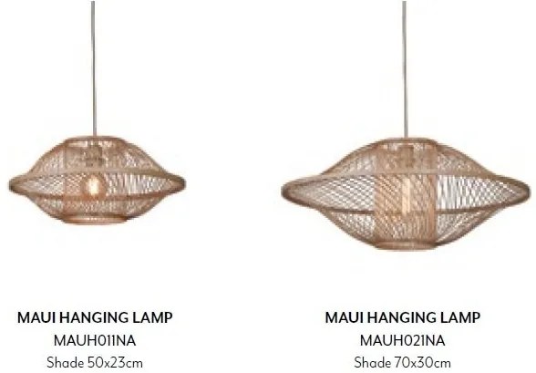 Lustra/Pendul Eco, Bambus, Maui natural, L