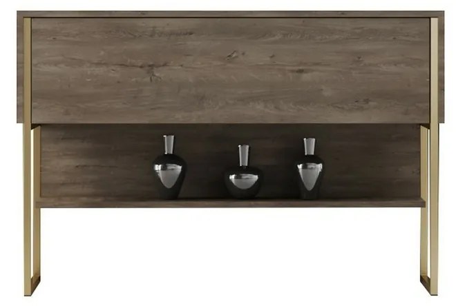 Comodă Luxe Walnut and Gold