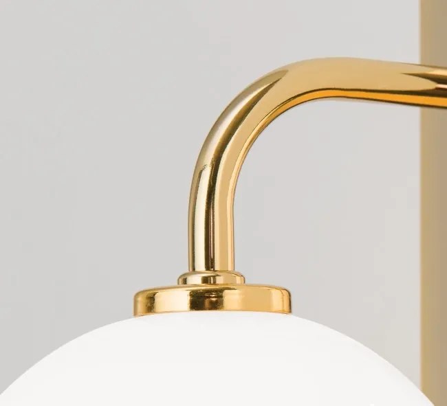 Aplica de perete design modern PIPES, 24K gold plated