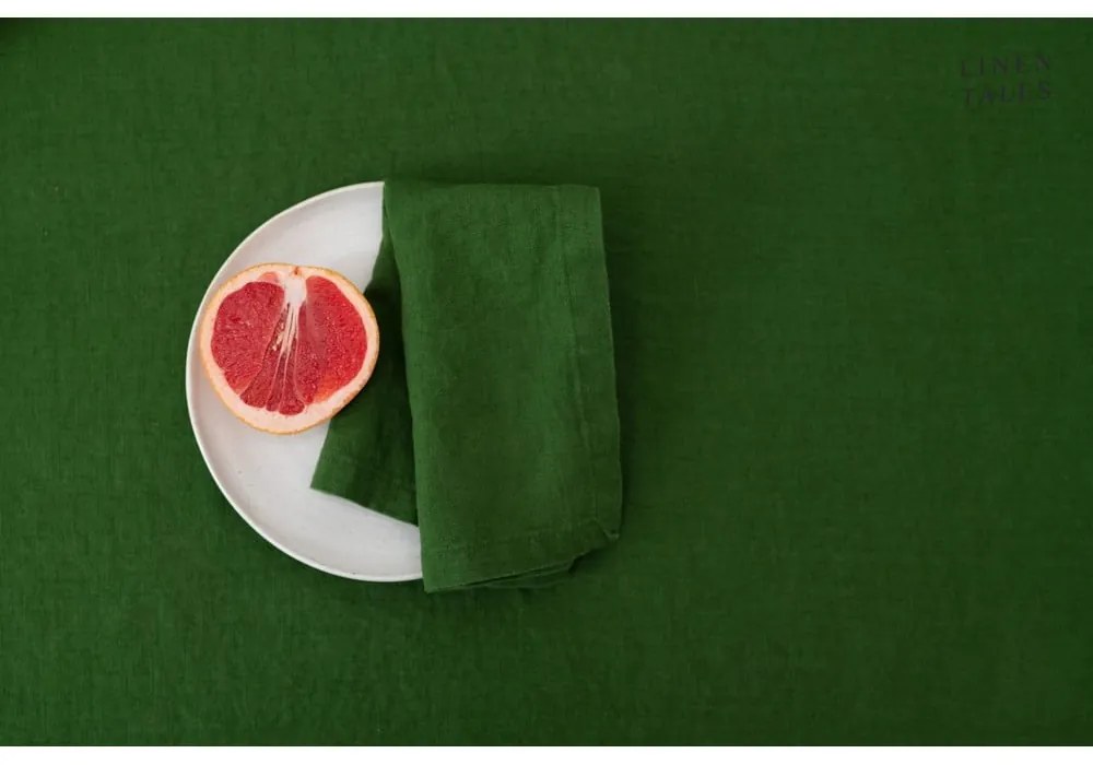 Prosop de vase din in 45x65 cm True Green – Linen Tales