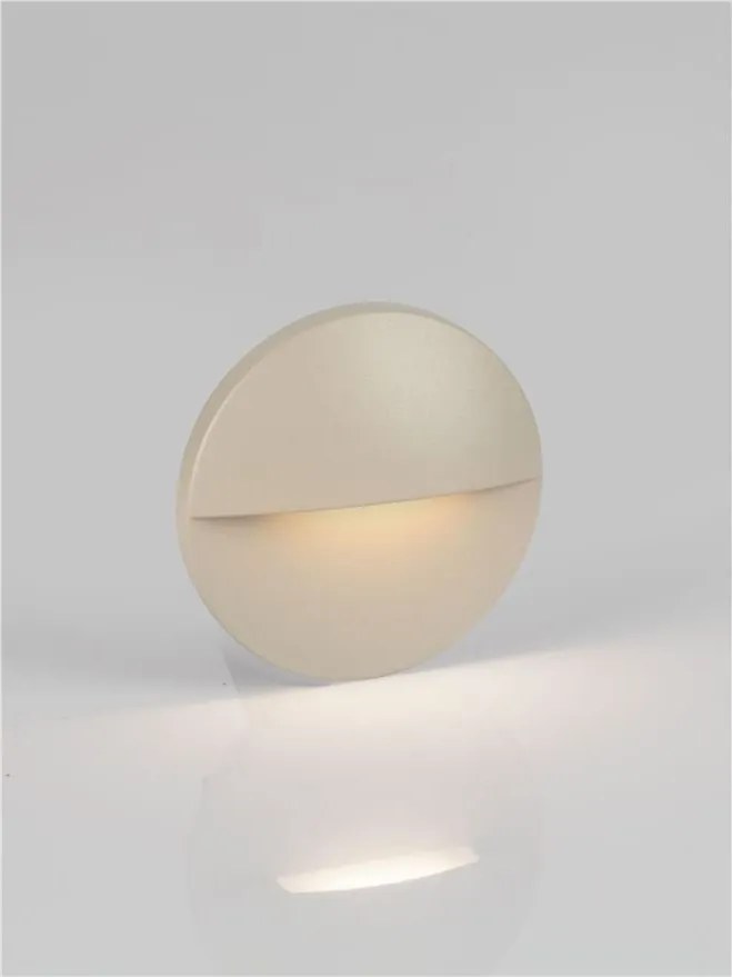 Spot aplicat perete exterior LED 3000K IP65 Toc sand
