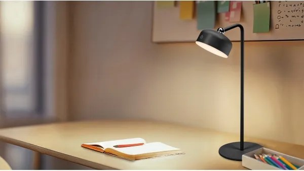 Osram - Lampă LED reîncărcabilă de birou, reglabilă 3‑în‑1 DECOR HELPER LED/1,8W/5V negru