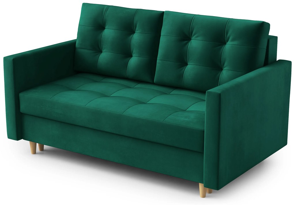 Canapea două locuri Jennifer (verde închis). 1065628