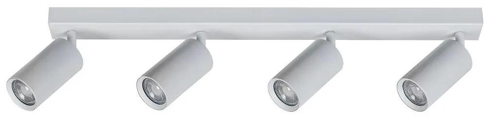 Plafoniera cu 4 spoturi directionabile design modern SOLO alb