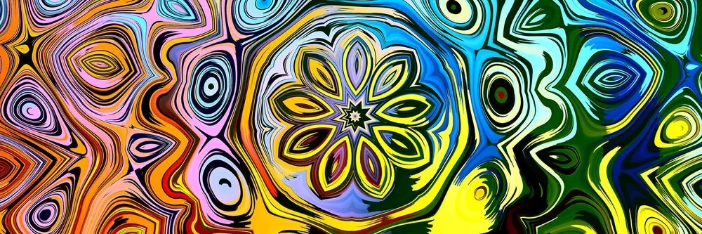 Tablou artă creativă colorată