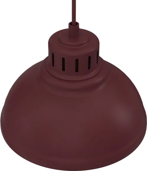 Lustră pe cablu SVEN 4xE27/15W/230V burgund