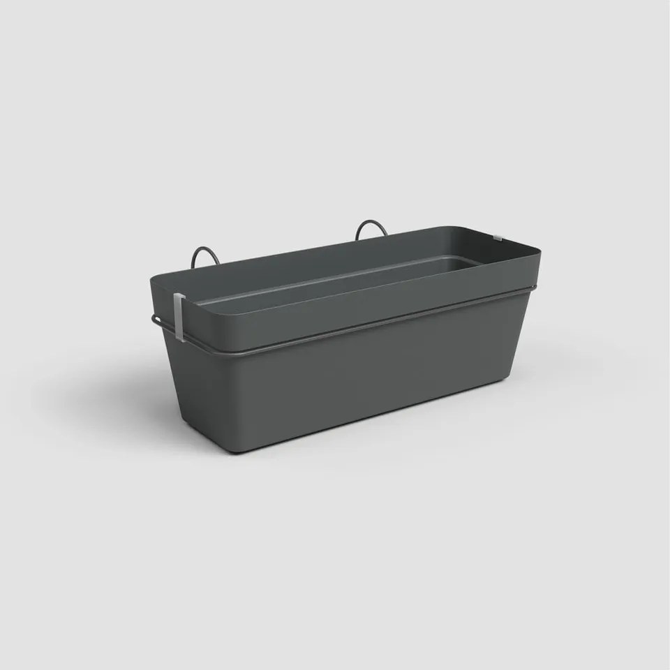 Jardinieră din plastic reciclat de agățat / de perete/cu sistem de auto-irigare 50 cm Capri – Artevasi