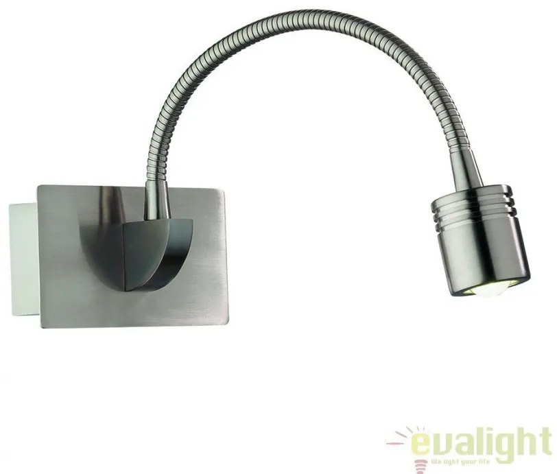 Aplica de perete power LED DYNAMO AP1 NICKEL 031477