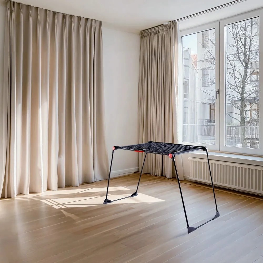Uscător de rufe negru Infinity Flex 30m – Vileda