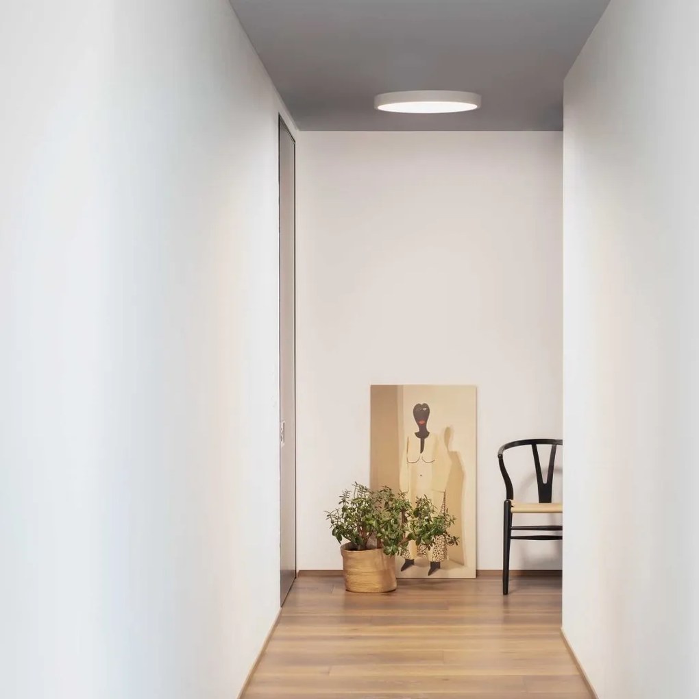 Plafoniera LED XL pentru baie IP44 Ray pl d60 alb