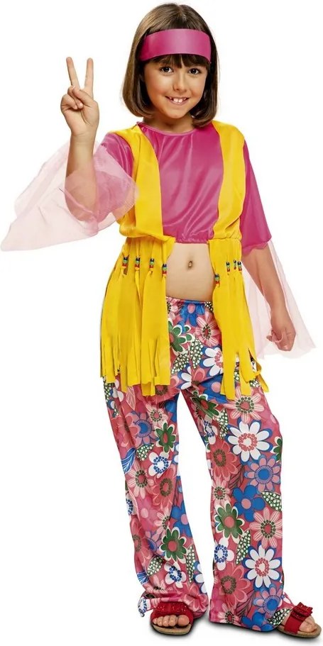 Costum Deghizare pentru Copii My Other Me Flower Hippie 3-4 Ani
