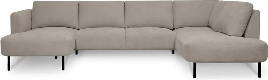 Colțar bej (cu colț pe partea dreaptă/în formă de "U") Hero – Scandic