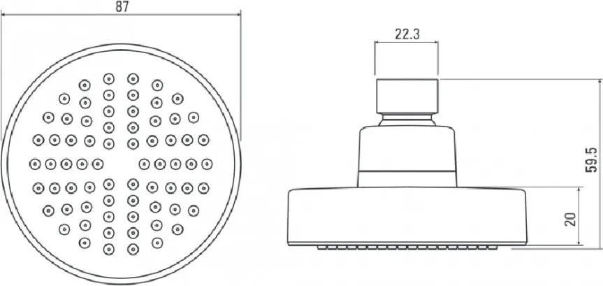 Dispersor fix - deante NAC_030K
