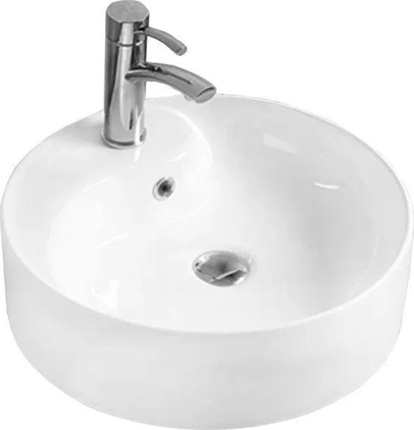Mexen Lila chiuvetă de blat 46 x 46 cm, albă - 21824600