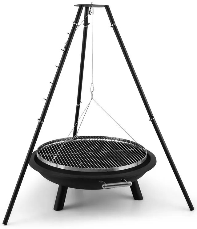 Arco Trino Schwenkgrill Feuerschale gratar din otel inoxidabil trepied