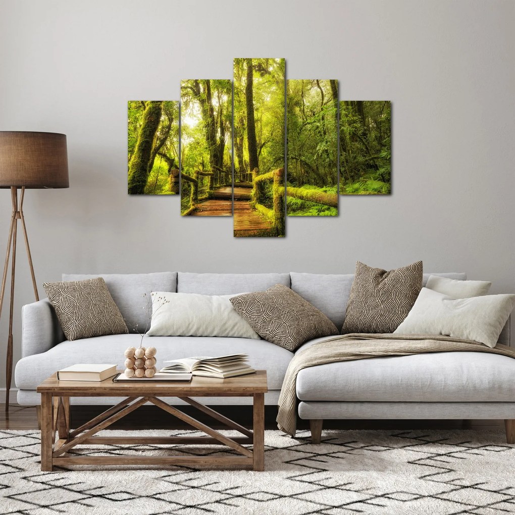Tablou junglei cu mușchi (150x105 cm)