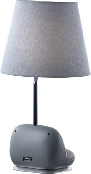 Immax NEO 09109L - Lampă de birou LED cu dimmer și încărcare wireless Qi SOFA LED/6W/230V gri