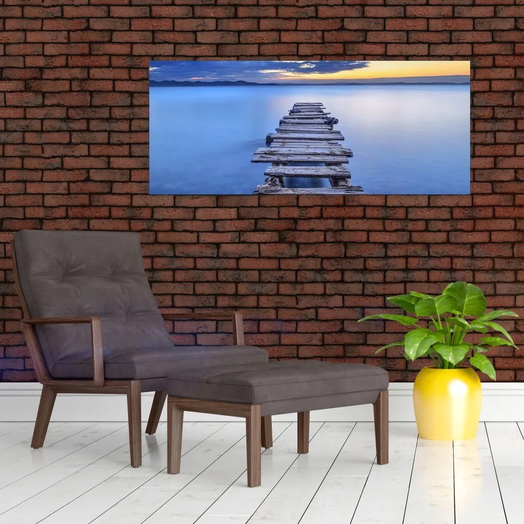 Tablou - Ponton, Zadar, Croația (120x50 cm)