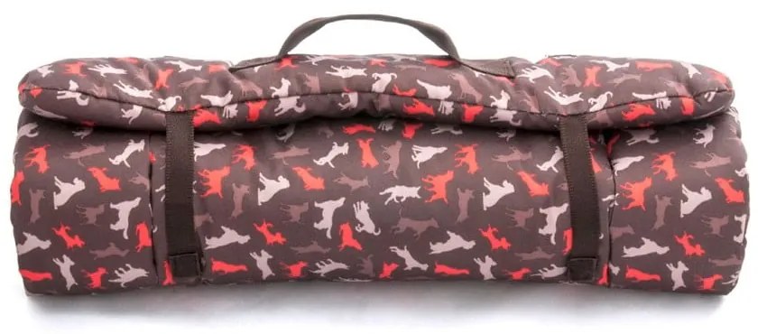 Pat de călătorie maro pentru câini 50x75 cm Outdoor Chill Pad Mocha M – P.L.A.Y.
