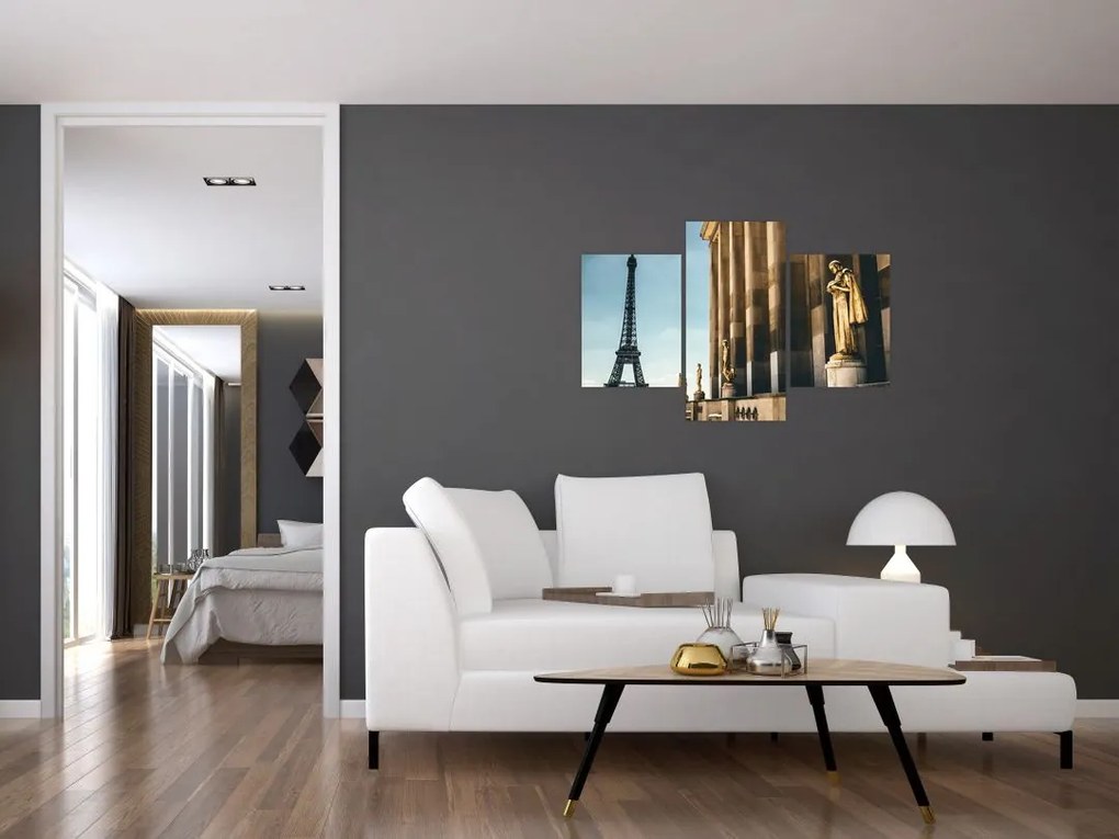 Tabou din piața Trocader, Paris (90x60 cm)