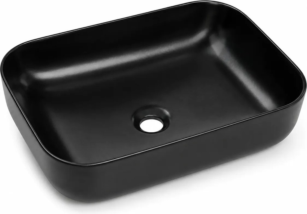 Lavoar pe blat negru mat 8509BM