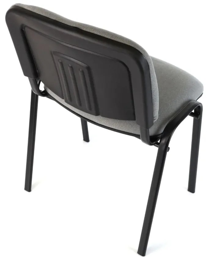 Scaun de conferinta Viva N, picioare negre, gri