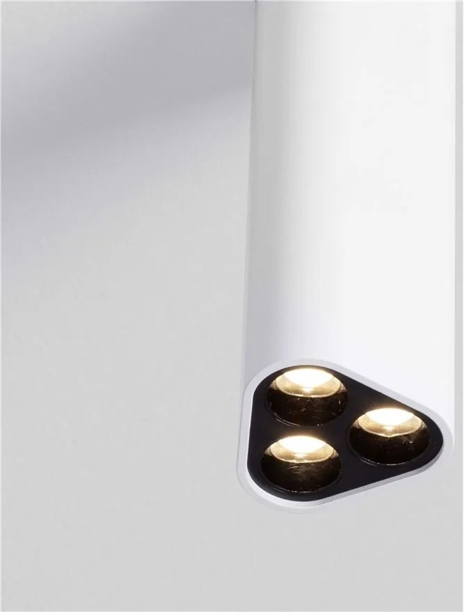 Plafoniera LED tip spot ETHO alb/negru15cm