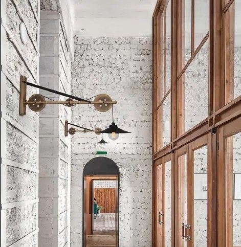 Aplica de perete design rustic-industrial HL-318W-1S3 MELKOR 77-3185 HL