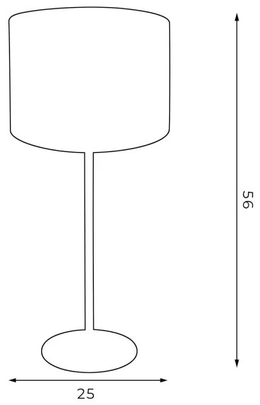 Lampă de masă ARDEN 1xE27/60W/230V d. 25 cm verde/auriu