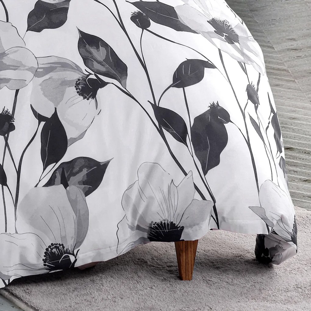 Lenjerie de pat din bumbac renforcé 4Home Monochrome Bloom , 140 x 200 cm, 70 x 90 cm
