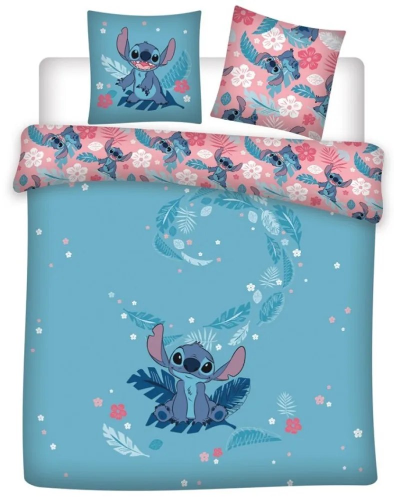 Disney Lilo și Stitch Breeze dublu, dublu cuvertură de pat 240×220cm, 65x65 cm
