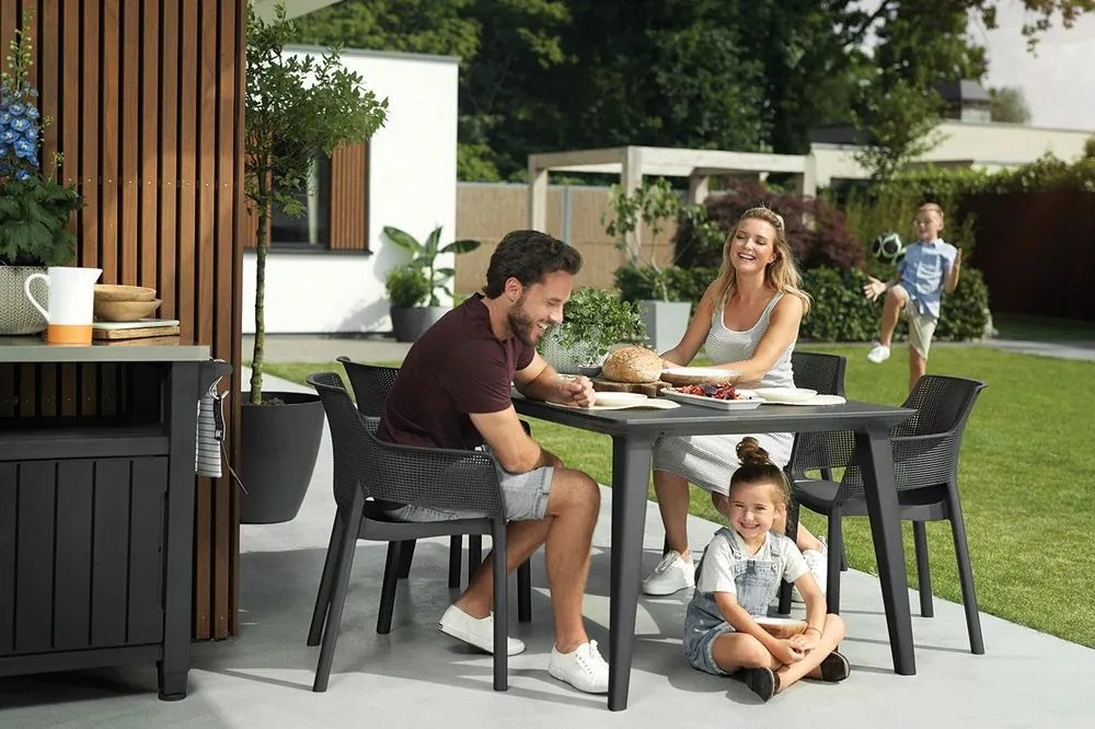 Scaun de grădină din plastic ELISA - cappuccino