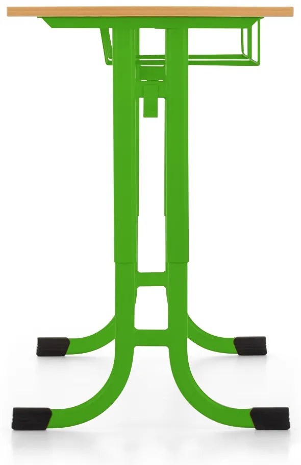 Birou de scoala Denis, reglabil - marime 3-5, verde deschis - ral 6018