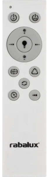 Plafonieră LED RGB dimabilă Rabalux LED/40W/230V + telecomandă 3000-6000K