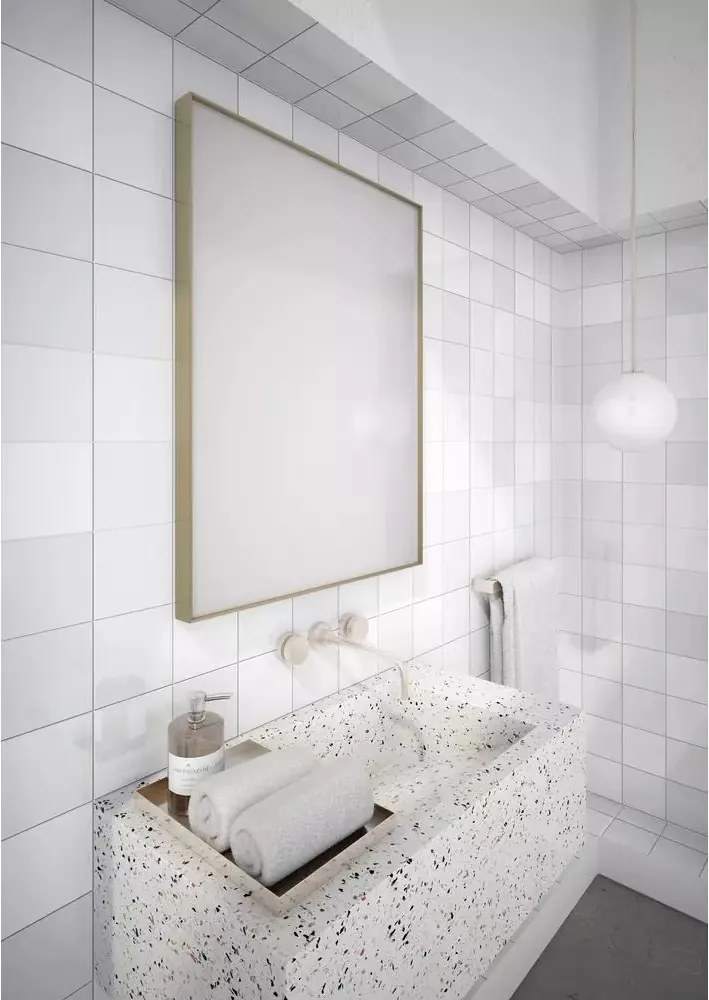 Oglinda reversibila dreptunghiulara Dubiel Vitrum Stark Gold 60x80 cm