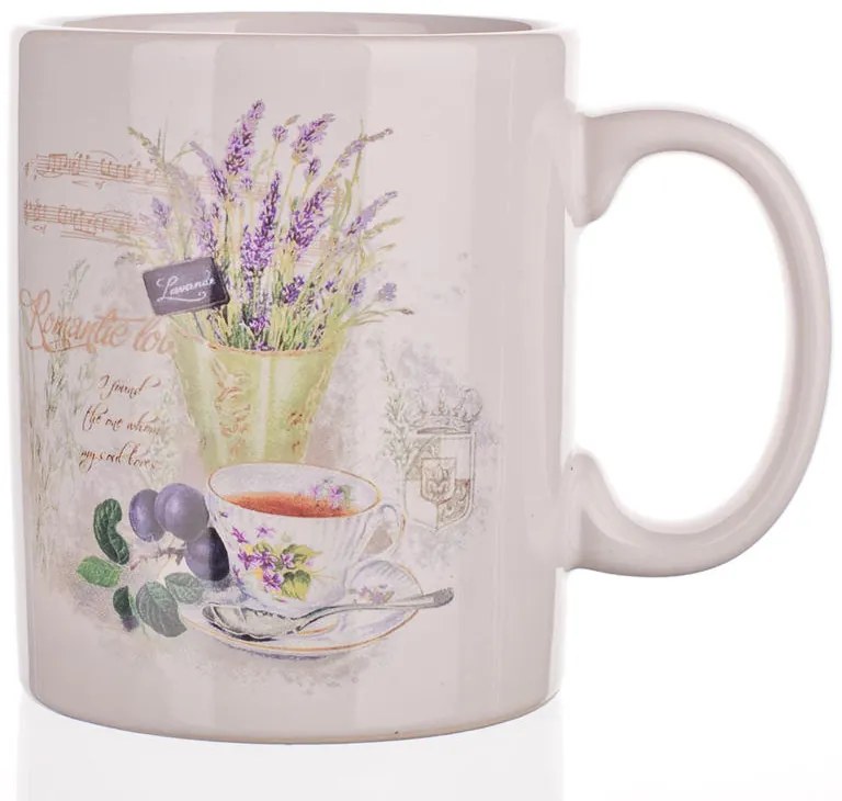 Banquet Cană din ceramică LAVENDER 310 ml