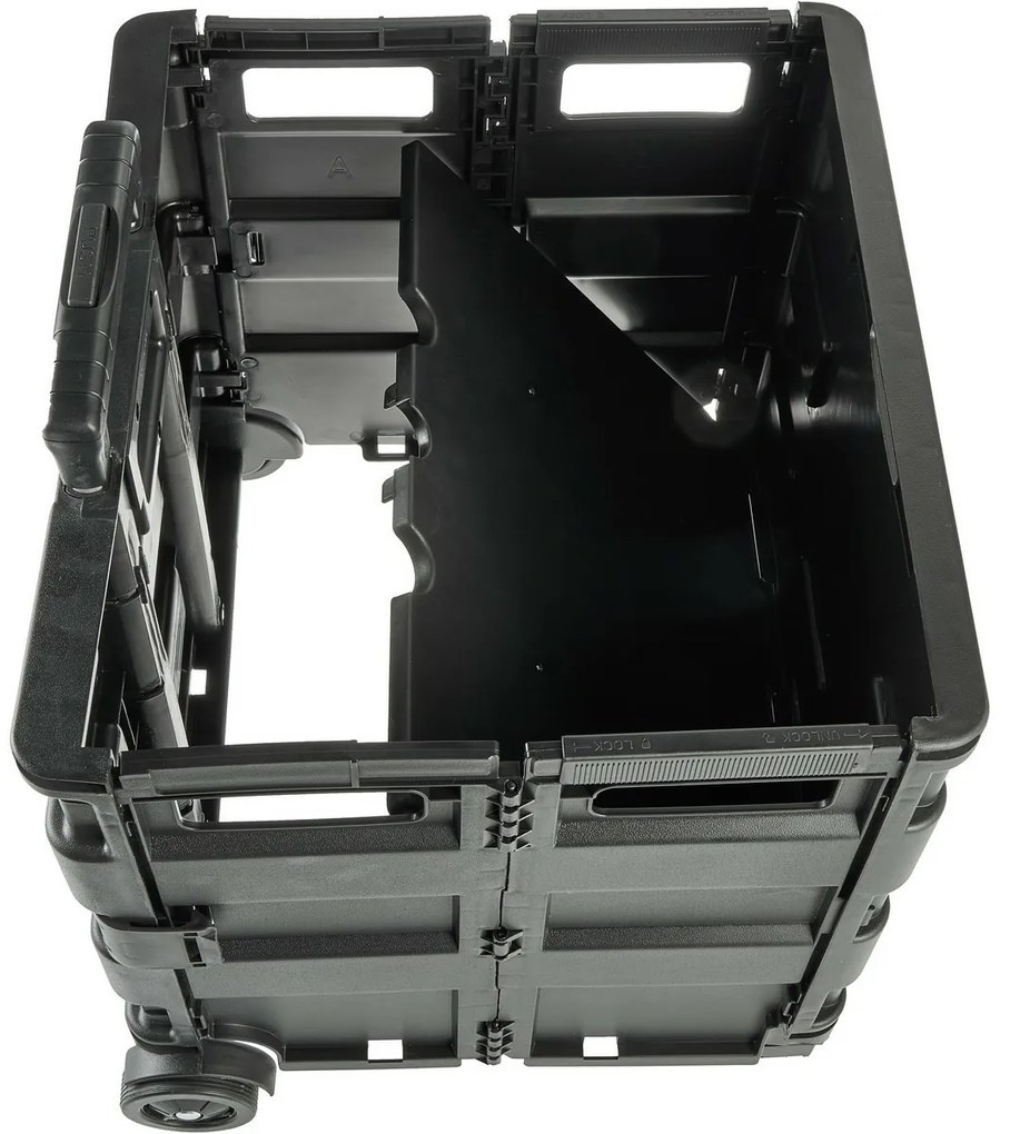 Keeeper Cărucior de cumpărături pliabil Olli 65 l Negru, 65 l