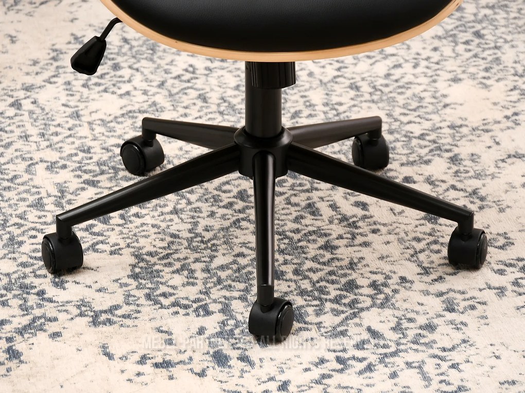 Fotoliu Raynold (stejar negru + negru). Promo -10%. 1110533