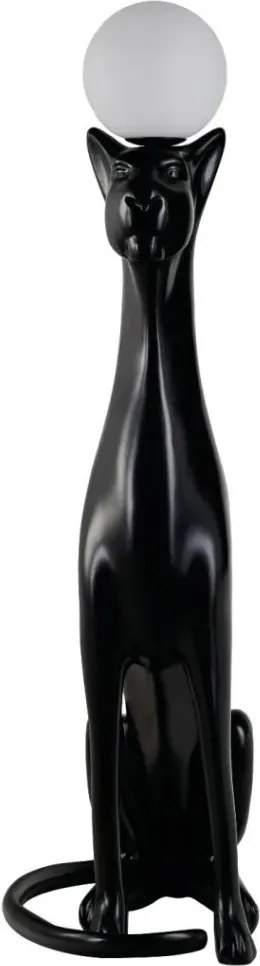 Figurina design decorativ cu iluminat PUMA BLACK