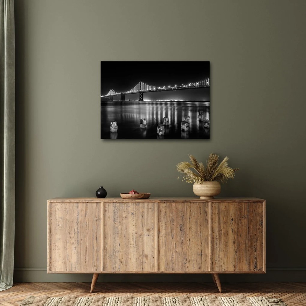 Tablou - pod albnegru (70x50 cm)