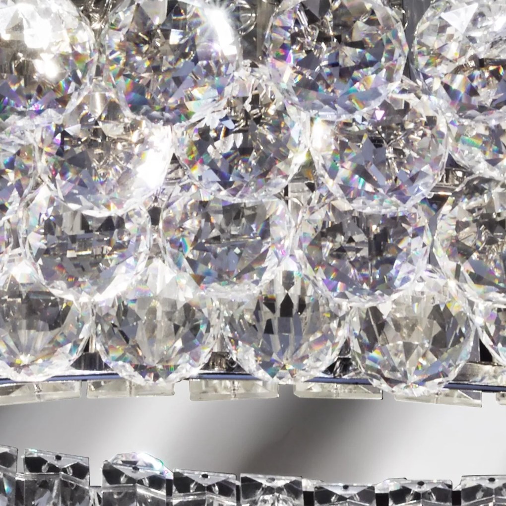 Lustra ovala design LUX cristal Vesuvius 10L