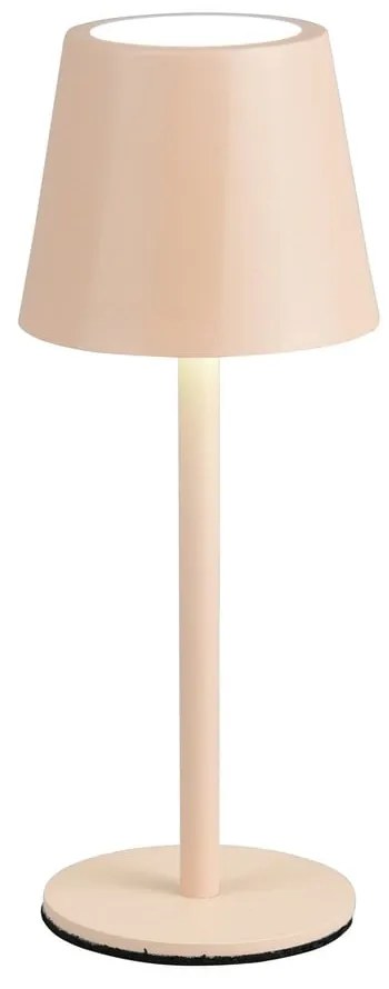 Veioză crem LED cu abajur din metal (înălțime 21 cm) Diaz – Reality