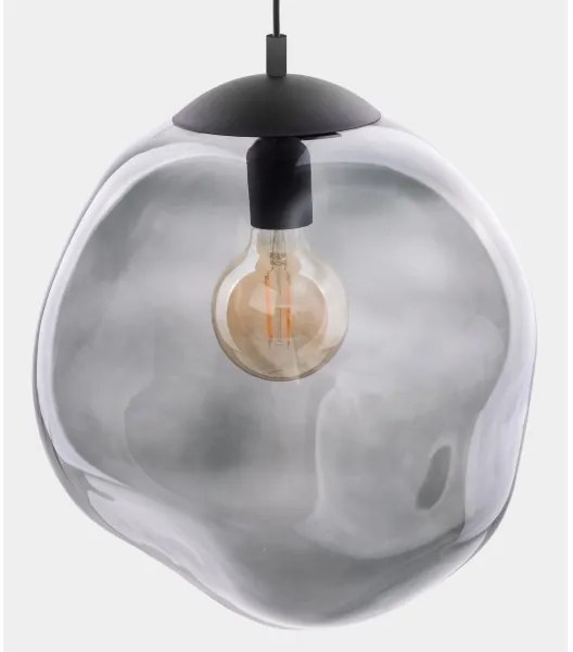 Lustră pe cablu SOL 1xE27/60W/230V neagră