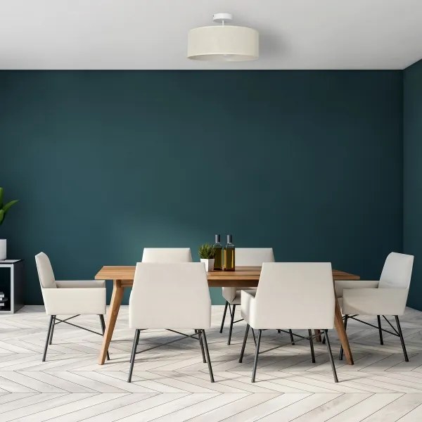 Lustră pe tijă ALBA 3xE27/15W/230V crem