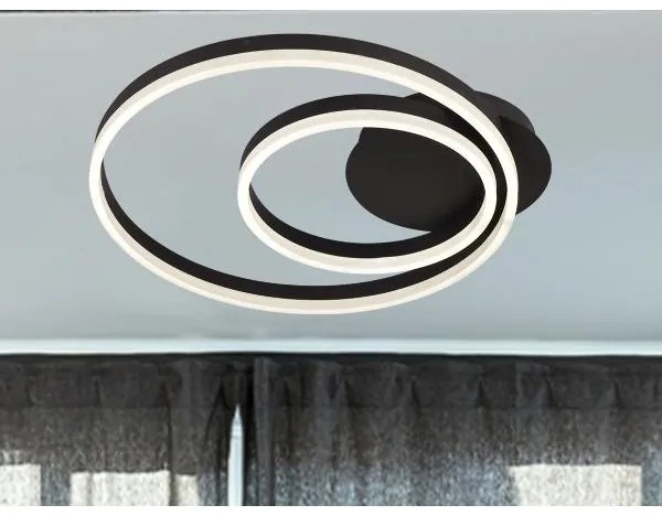 Plafonieră LED 55W dimabilă, 230V, 3000–6500K, cu telecomandă