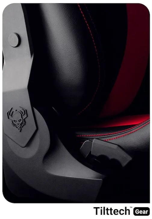 Scaun gaming Diablo X-Horn 2.0 King Size: Negru-roșu Diablochairs