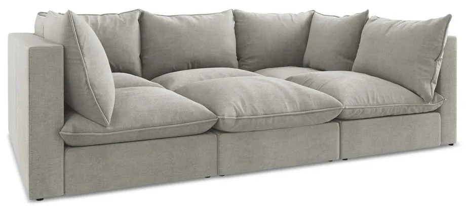 Canapea gri deschis 255 cm Manao – Makamii