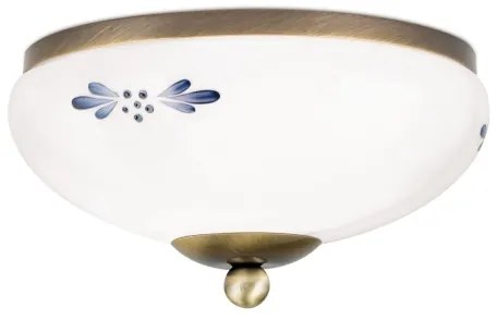 Plafonieră Orion DL 7-672 LANDHAUS 1xE27/60W/230V d. 21 cm bronz/alb